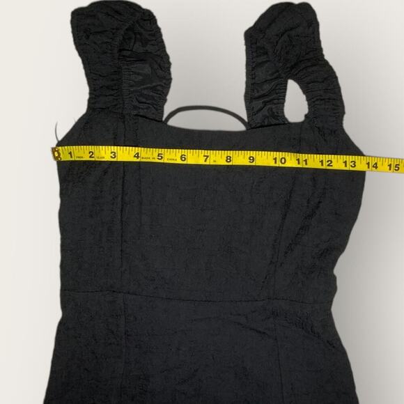 NWT | ASTR The Label | Lace-Up Back Midi Dress | Black | Size XS - Picture 10 of 14